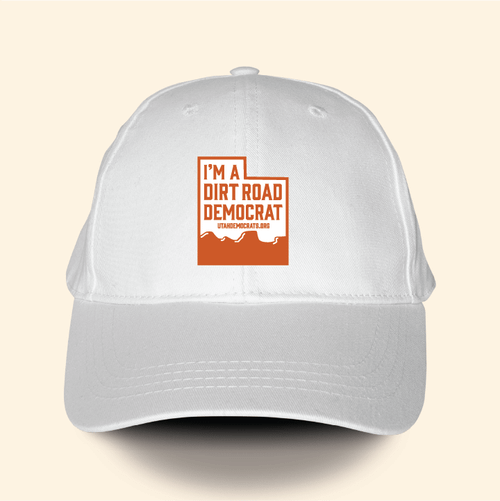 Dirt Road Democrat (White Baseball Cap)