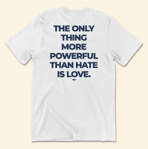 More Powerful (Unisex White Tee)