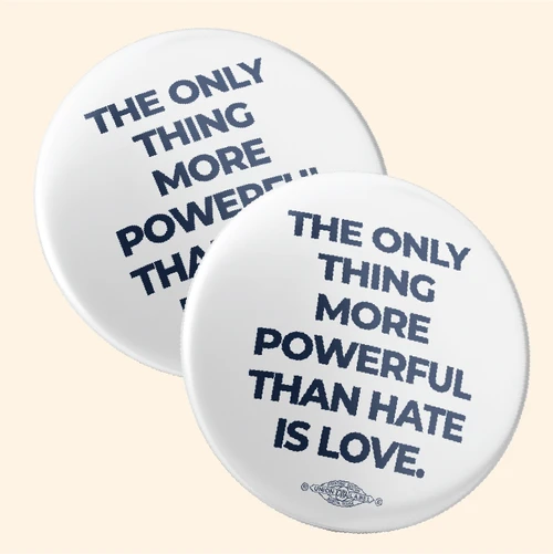 More Powerful (2.25" Mylar Button -- Pack Of Two!)