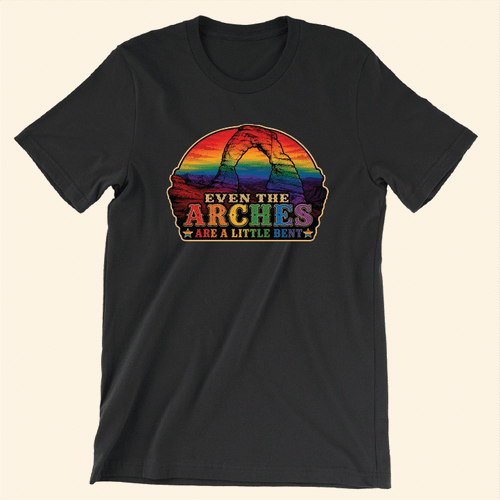 Arches (Unisex Black Tee)