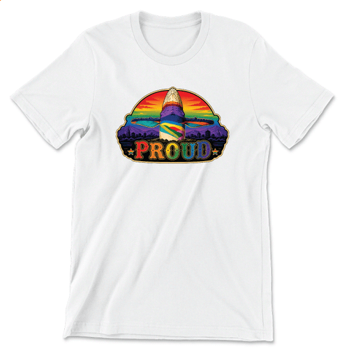 Proud (Unisex & Women's White Tee)
