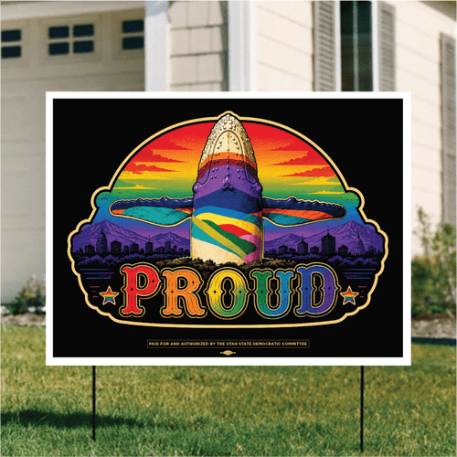 Proud (24" x 18" Coroplast Yard Sign)