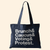 Brunch & Caucus & Voting & Protest. (Navy Canvas Tote)