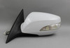 White Driver Side View Mirror Power Coupe Non-heated 2009-2016 GENESIS #36718 876102M120 high resolution2