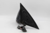 Left Driver Side Black Door Mirror Power 2005-2008 AUDI A6 OEM #7633 010754