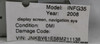 07 08 INFINITI G35 G37 NAVIGATION INFORMATION DISPLAY SCREEN OEM 28091JK61A high resolution2