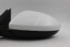 Left Driver Side White Door Mirror Fits 2019-2022 VOLKSWAGEN JETTA OEM #40695