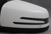 Left Driver Side White Door Mirror 204 Type Power 12-14 MERCEDES C250 OEM #44102 2128100721, 1718201042, 2048200721, 2048110507