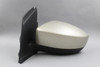 Left Driver Side White Gold Door Mirror Painted Cap 17-19 FORD ESCAPE OEM #44320 GJ5Z17683AB, GJ5Z17D743BAPTM