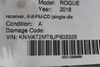 Audio Equipment Radio Display And Receiver Am-fm-cd 18-20 NISSAN ROGUE OEM 44823 2591A8FM0B, 2591A8FM0C, 2591A8FM0B, 2591A8FM0A