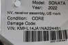 Audio Equipment Radio Receiver Assembly US Market 2020-2023 HYUNDAI SONATA 45287 96160L0500NVC, 96160L0500NVC, 96160L0500