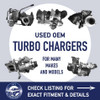 Turbo/Supercharger Gasoline 2.0L Turbo 2013-2018 FORD FOCUS 47137 CJ5Z6K682F, CJ5ECG, CJ5ECF, CJ5ECE, CJ5ECC, CJ5ECB