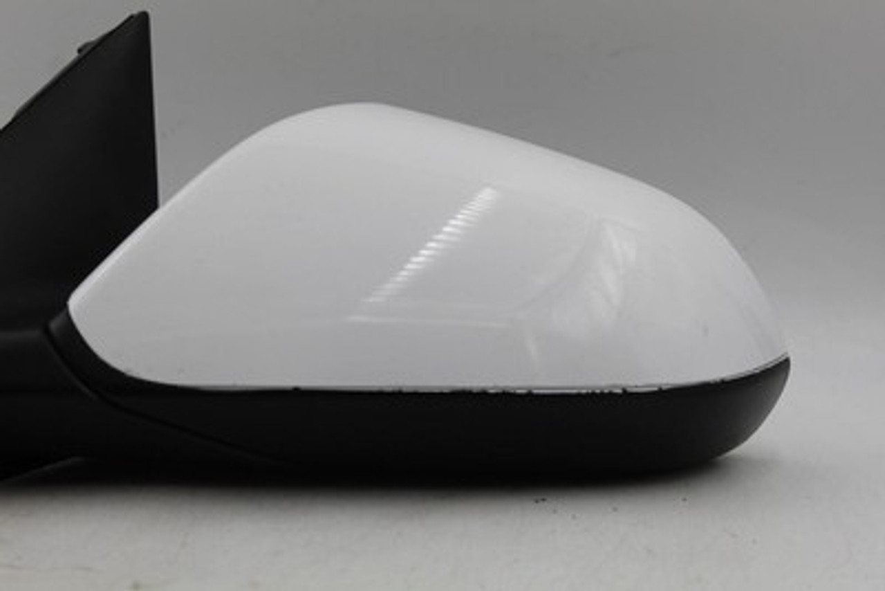 Left Driver Side White Door Mirror Power Fits 2015-2017 HYUNDAI SONATA OEM 38054 87610-C2000