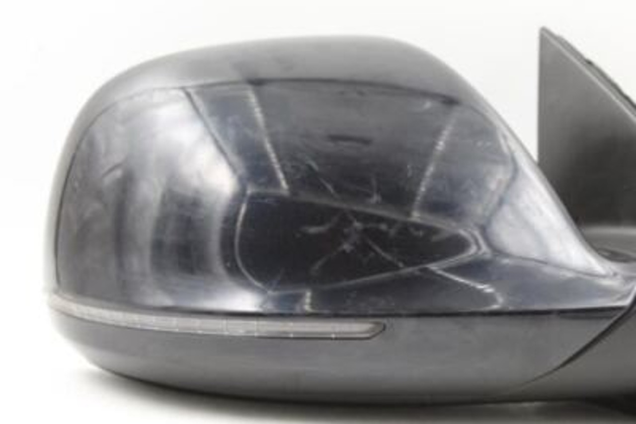 Right Passenger Side Black-Blue Door Mirror Power 2007-2009 AUDI Q7 OEM #17806 4L1857410C