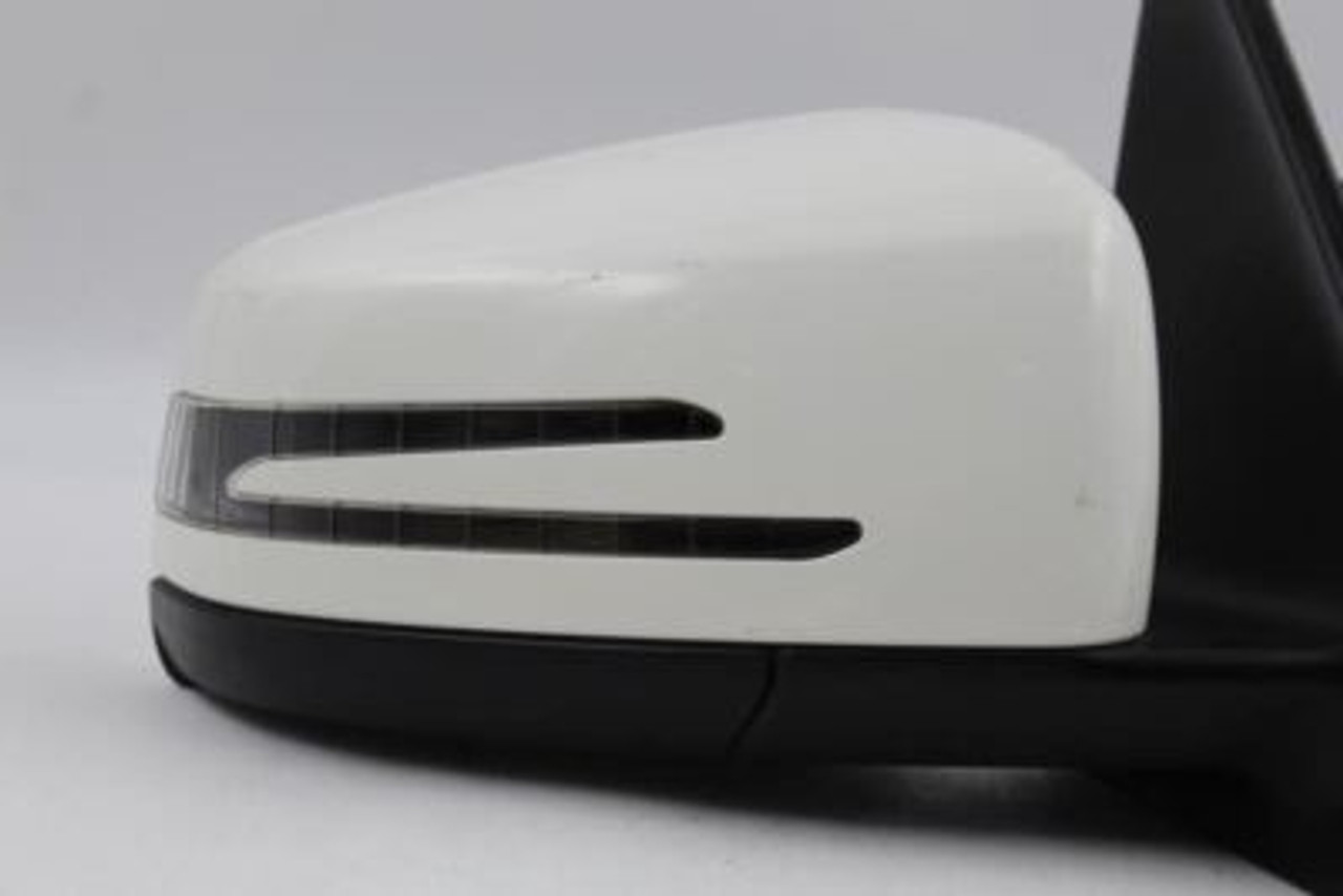 Right Passenger Side White Door Mirror Power 2010-12 MERCEDES GLK350 OEM #19784 A2048102816