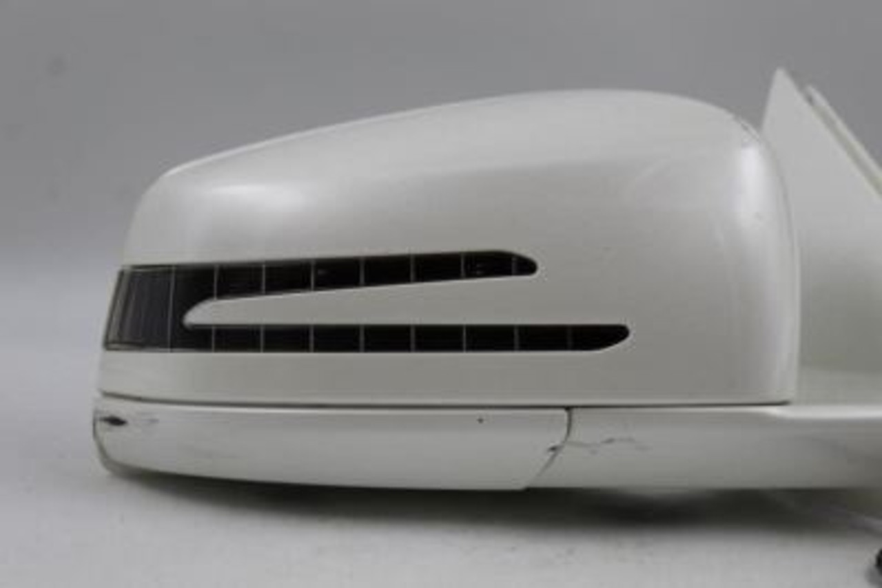 Right Passenger Side White Door Mirror Power 2010-2013 MERCEDES S550 OEM #19789