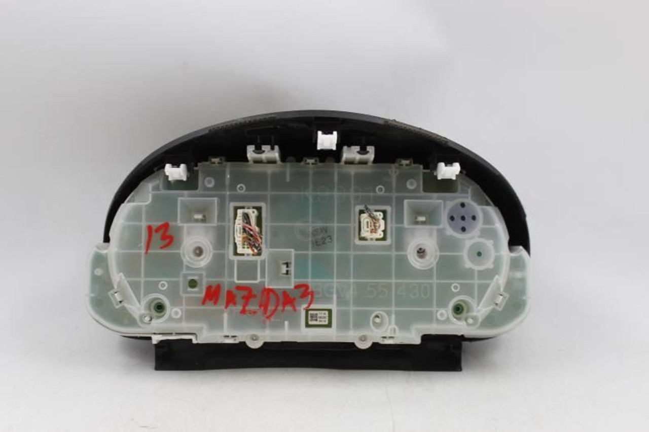 Speedometer Cluster MPH 5 Speed Fits 12-13 MAZDA 3 13772 BGV55430 high resolution2