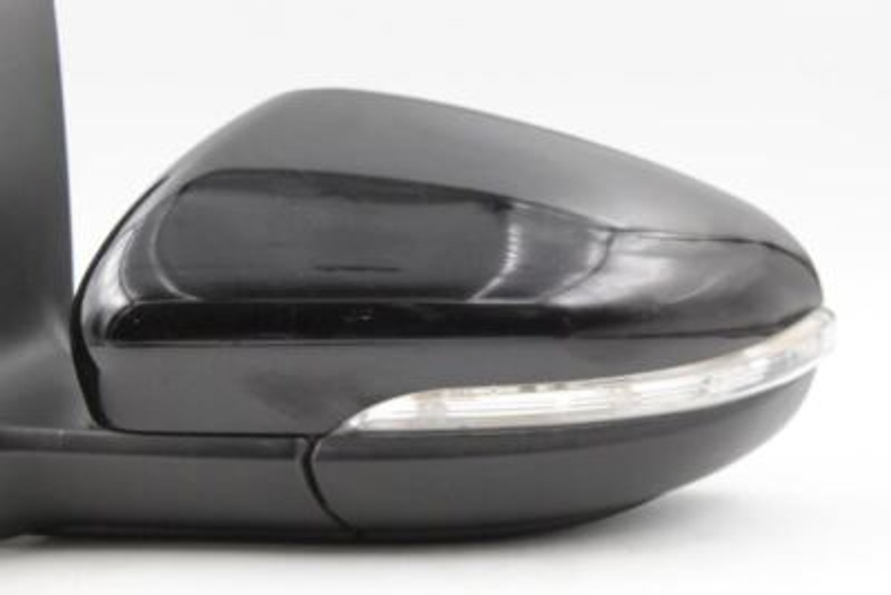 Left Driver Side Black Door Mirror Power Heated 2010-14 VOLKSWAGEN GOLF OEM 9037 021025