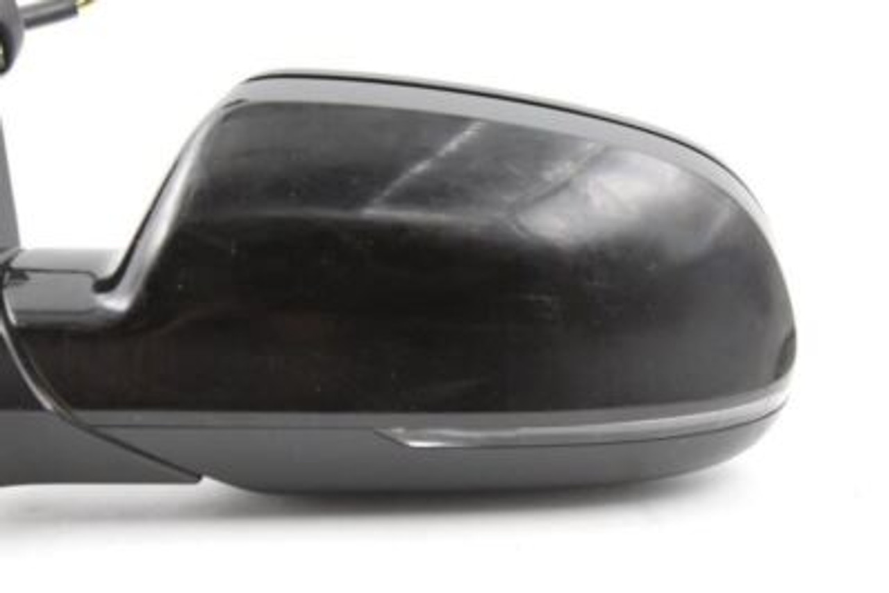 Left Driver Side Black Door Mirror Power Sedan 2010-2016 AUDI A4 OEM #7112 021053
