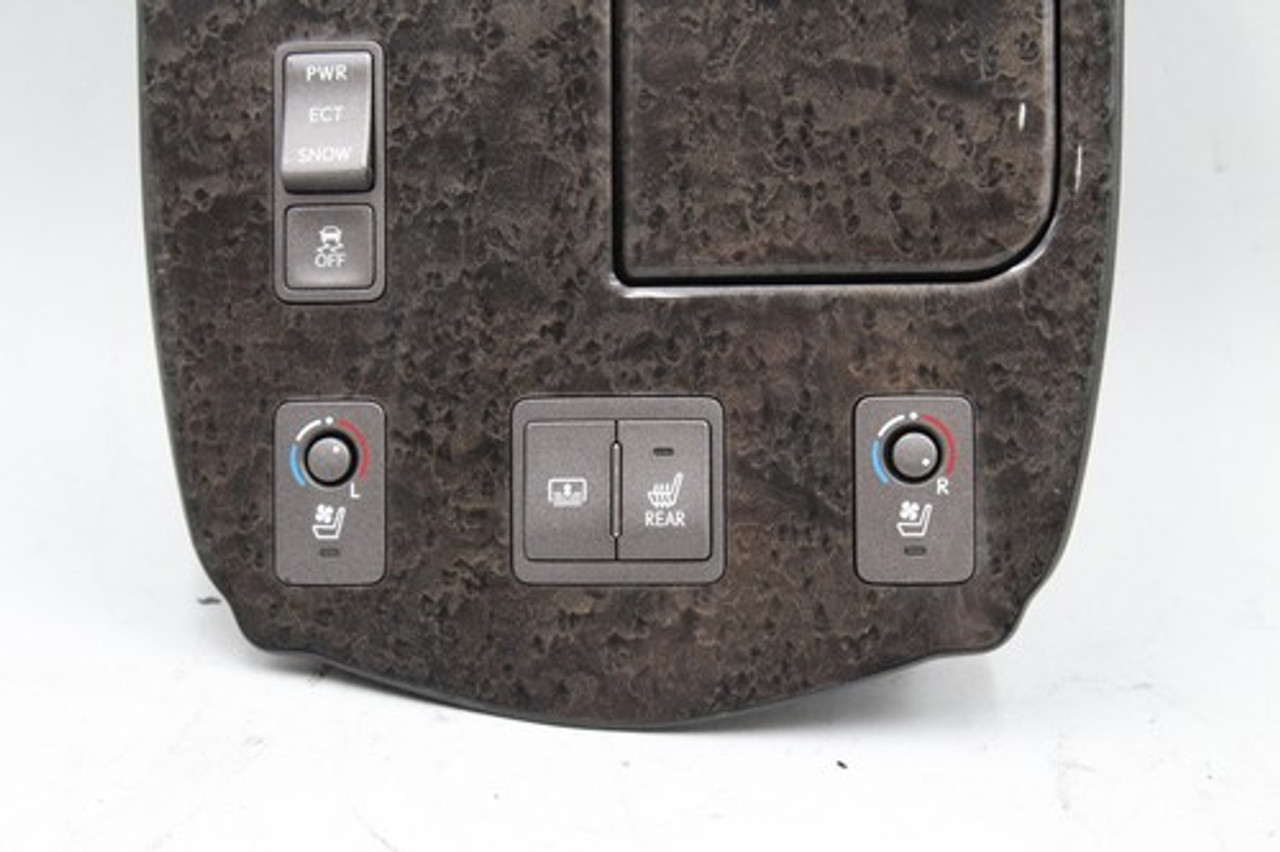 07 08 09 11 12 LEXUS LS460 CENTER CONSOLE CUP HOLDER SHIFTER BEZEL OEM 84970-50040