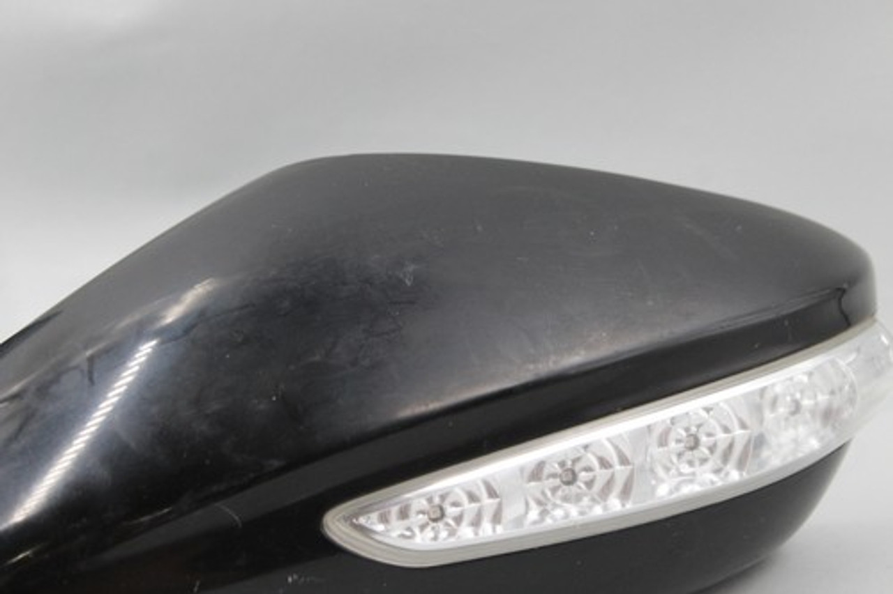 11 12 13 14 HYUNDAI SONATA LEFT DRIVER SIDE BLACK POWER DOOR MIRROR OEM 027441 11 12 13 14 HYUNDAI SONATA LEFT DRIVER SIDE BLACK POWER DOOR MIRROR OEM 027441