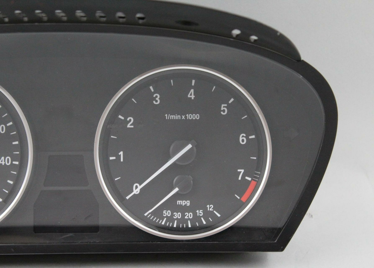 08 09 10 BMW 535I 528I 550I INSTRUMENT CLUSTER GAUGE SPEEDOMETER OEM 62.10-9194887 high resolution2
