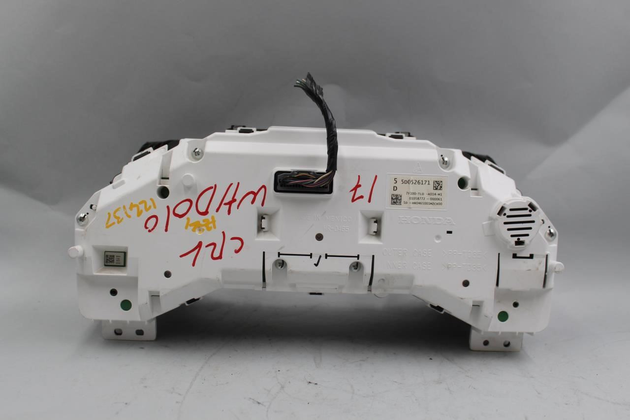Speedometer MPH FWD LX 122K Miles Fits 2017-2019 HONDA CR-V OEM #34866 78100-TLD-A014-M1 high resolution2