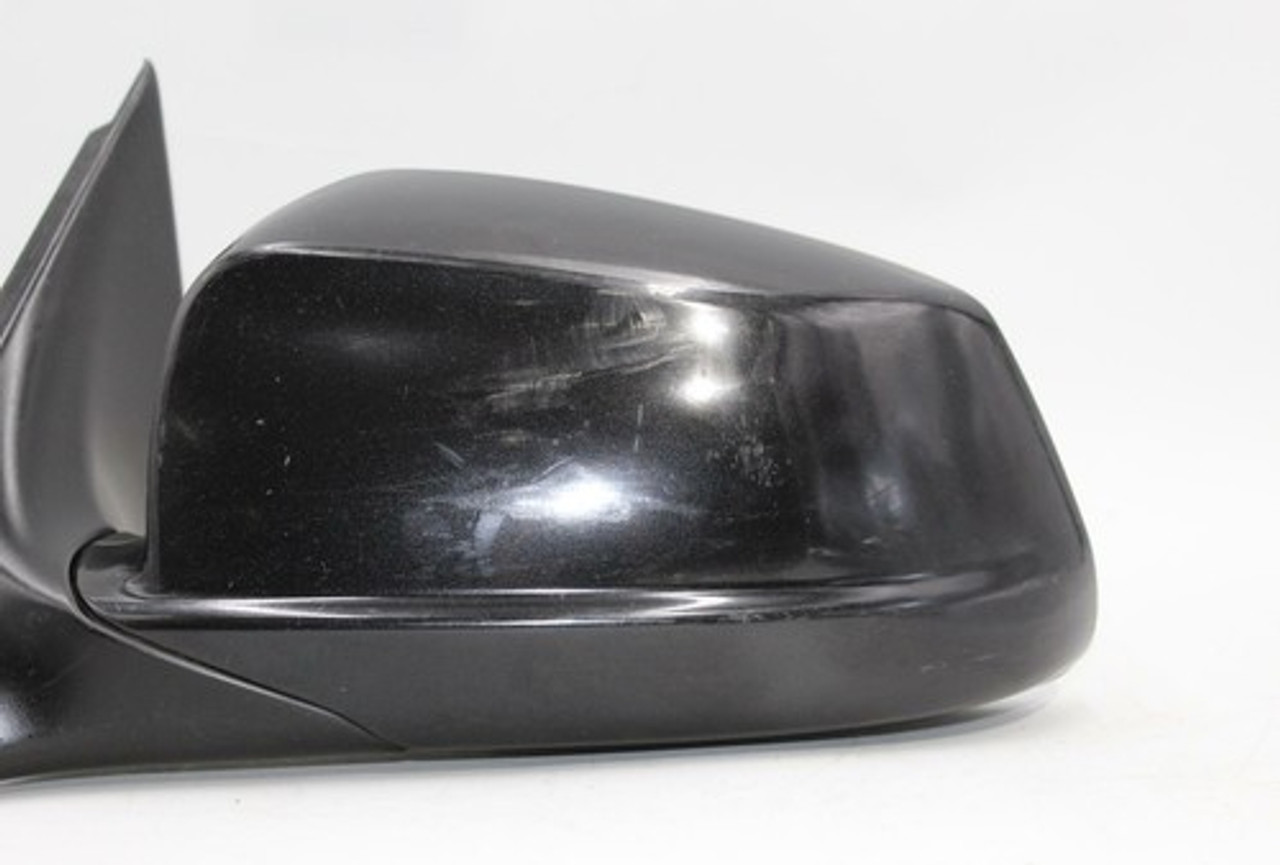 11 12 BMW 528I 535I 550I LEFT DRIVER SIDE BLACK POWER DOOR MIRROR OEM 021016