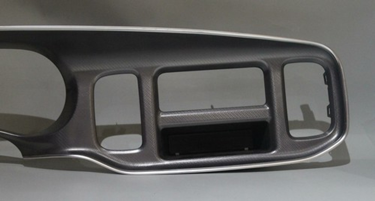 14 DODGE CHARGER CENTER DASH CLUSTER SPEEDOMETER RADIO VENTS BEZEL OEM 1190415XSSAE 14 DODGE CHARGER CENTER DASH CLUSTER SPEEDOMETER RADIO VENTS BEZEL OEM 1190415XSSAE