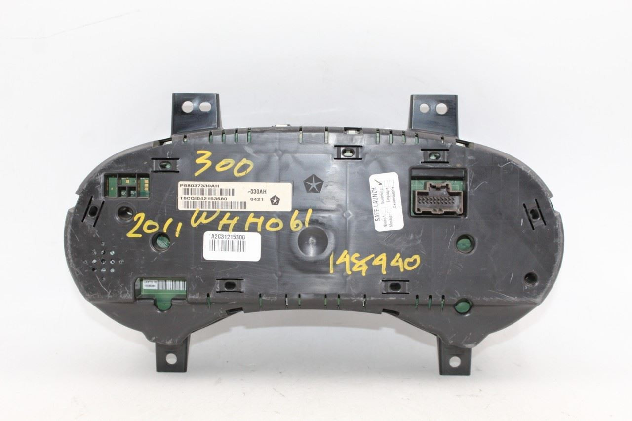 Speedometer Cluster 148K Miles 140 MPH Fits 2011 CHRYSLER 300 OEM #34715 68037330AH high resolution2
