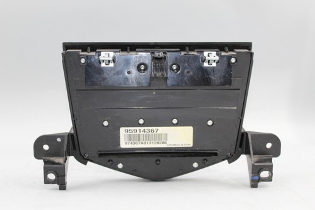 2011 2012 2013 2014 2015 2016 CHEVROLET CRUZE RADIO AUDIO CONTROL PANEL OEM 95914367 2011 2012 2013 2014 2015 2016 CHEVROLET CRUZE RADIO AUDIO CONTROL PANEL OEM 95914367
