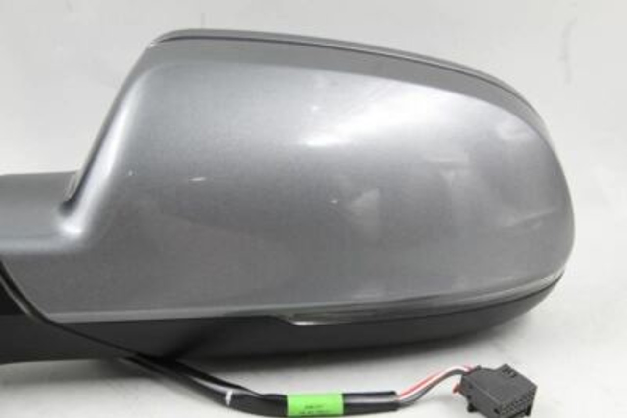 10-16 AUDI A4 SEDAN GRAY LEFT DRIVER SIDE POWER DOOR MIRROR OEM #1175 021053