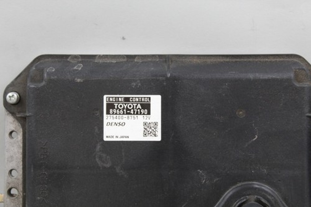 12 13 TOYOTA PRIUS ECU ECM ENGINE CONTROL MODULE COMPUTER 89661-47190 OEM 12 13 TOYOTA PRIUS ECU ECM ENGINE CONTROL MODULE COMPUTER 89661-47190 OEM