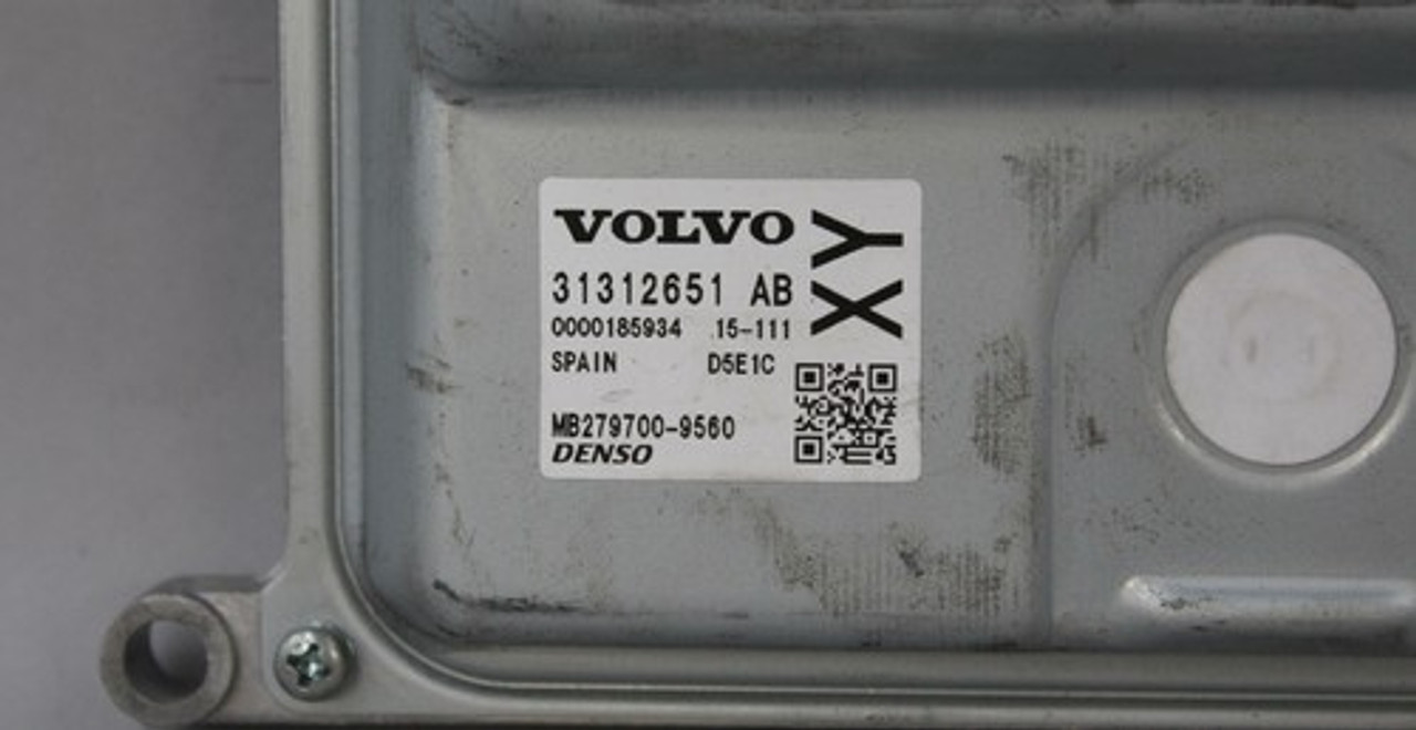 2016 VOLVO 60 ECU ECM ENGINE CONTROL MODULE COMPUTER MB279700-9560 OEM 2.5L