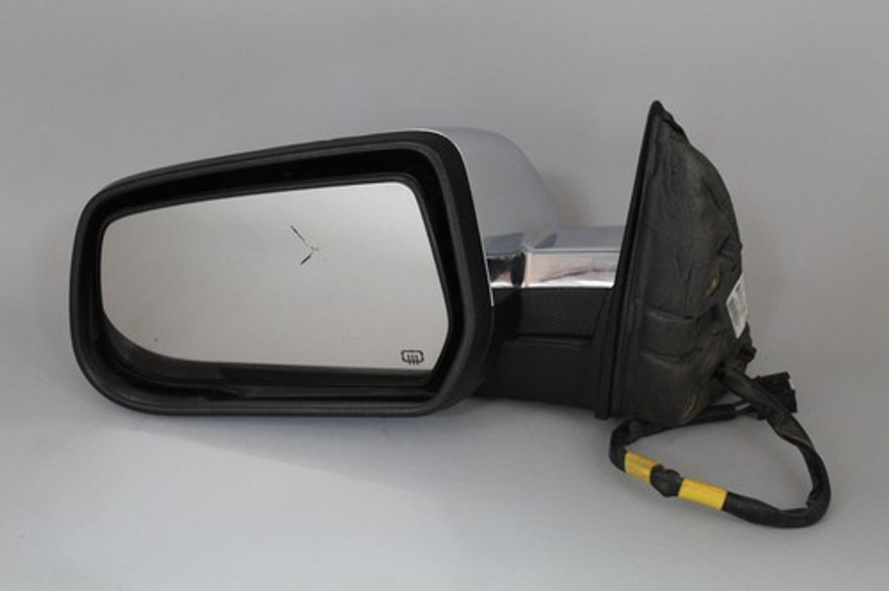 11 12 13 14 GMC TERRAIN LEFT CHROME HEATED DRIVER SIDE POWER DOOR MIRROR OEM
