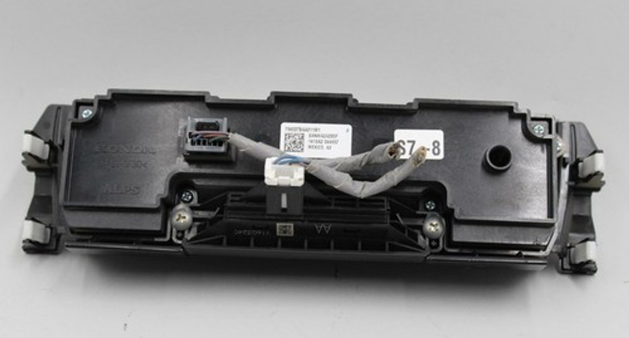 16 17 18 HONDA CIVIC AC HEATER TEMPERATURE CLIMATE CONTROL PANEL OEM - A-14244 79600TBAA311M1 16 17 18 HONDA CIVIC AC HEATER TEMPERATURE CLIMATE CONTROL PANEL OEM - A-14244 79600TBAA311M1