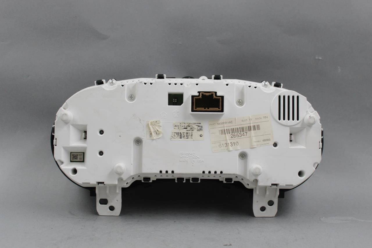 Speedometer Cluster 46K Miles Fits 2018 JEEP GRAND CHEROKEE OEM #339066 68331511AC, 68331511 high resolution2