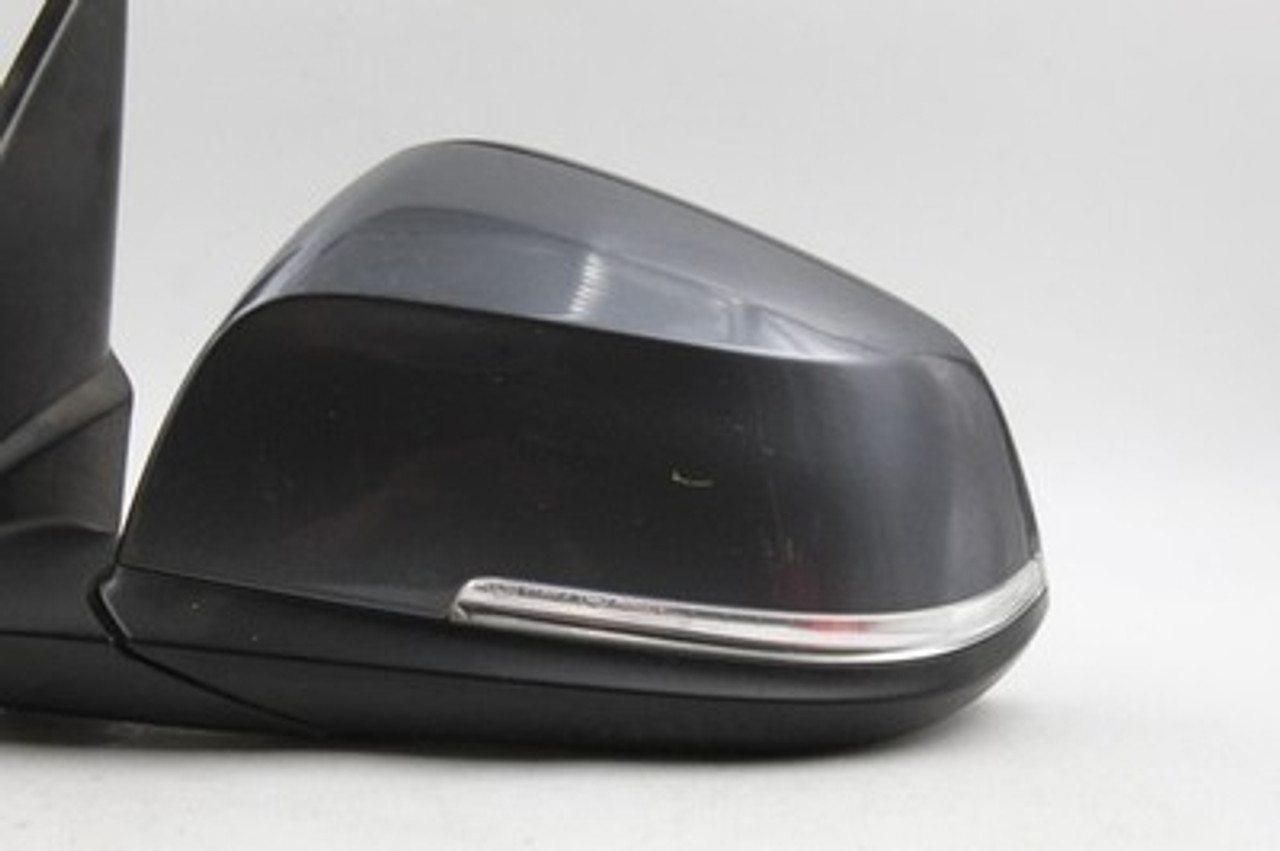 Left Driver Side Gray Door Mirror Power With Memory Fits 13-15 BMW X1 OEM #39360