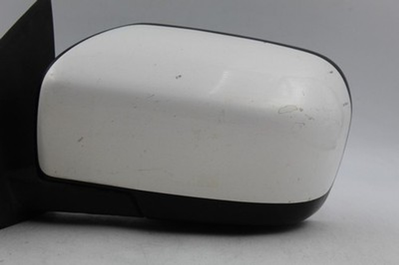Left Driver Side White Door Mirror Fits 2008-2009 MAZDA CX-9 OEM #39376
