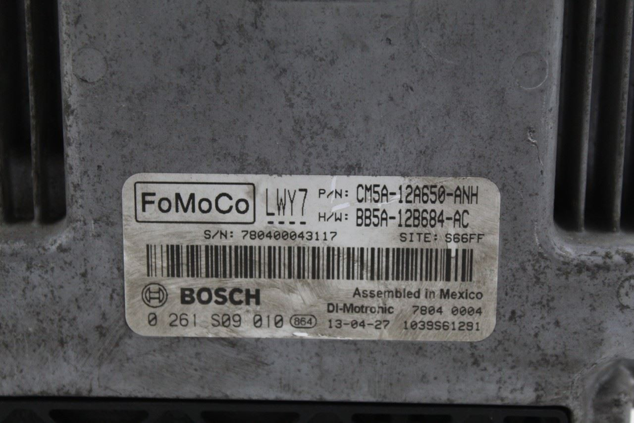Engine ECM Electronic Control Module Gasoline With Turbo 2013 FORD FOCUS #39156 high resolution2