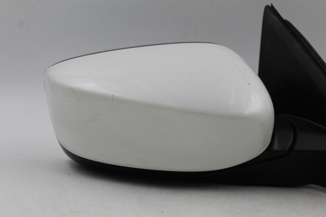 Right Passenger Side White Door Mirror Power Fits 2013-17 HONDA ACCORD OEM 39430 76200-T2F-A110-M6 high resolution2