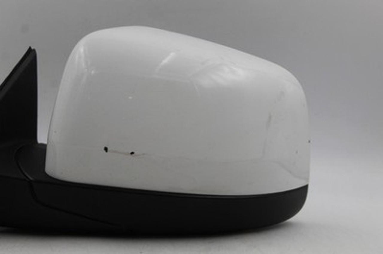 Left Driver Side White Door Mirror Wk Body 2016-22 JEEP GRAND CHEROKEE OEM 39407
