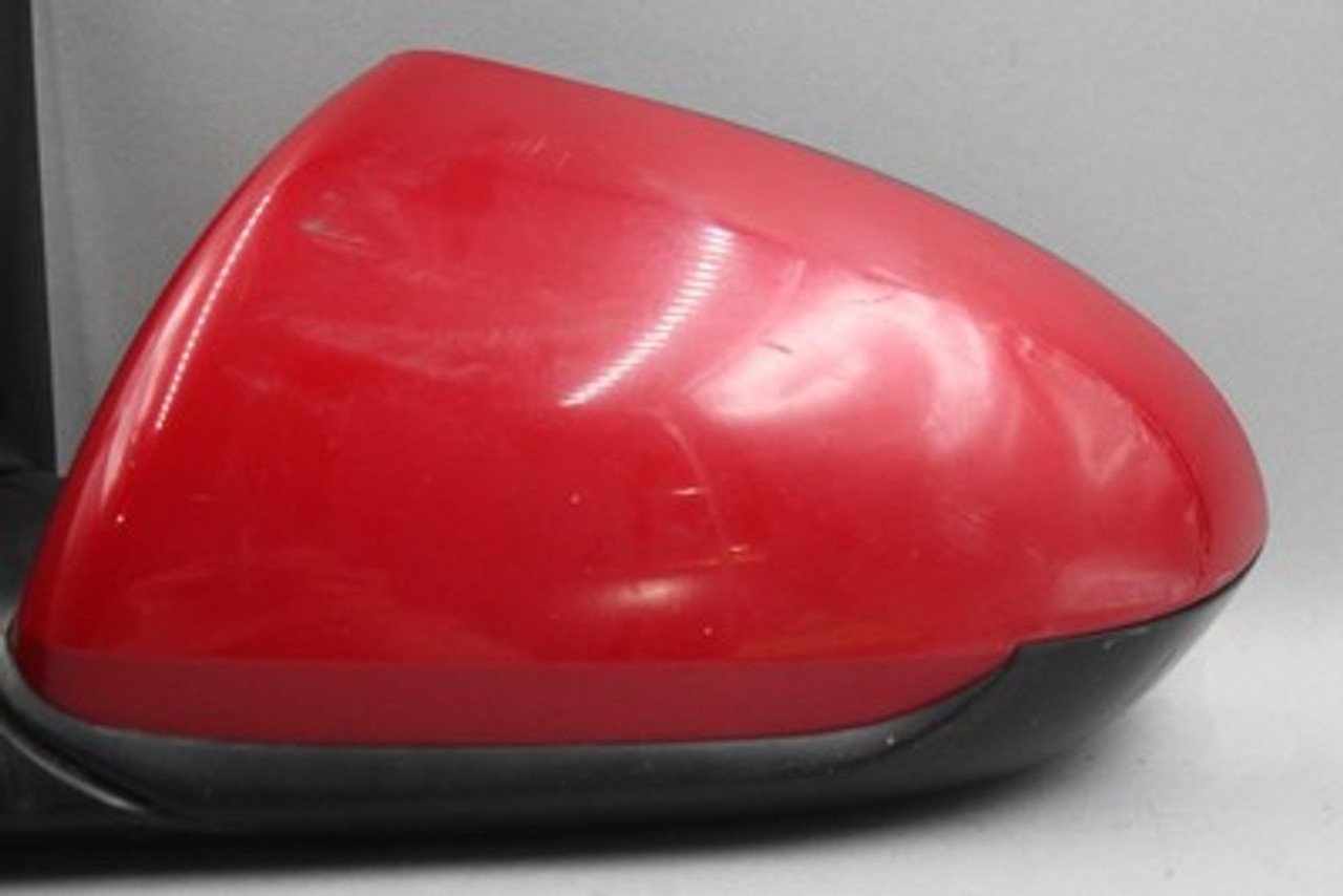 Left Driver Side Red Door Mirror Power Fits 2017-2020 HYUNDAI ELANTRA OEM #37966 87610F3020, 87610F2280