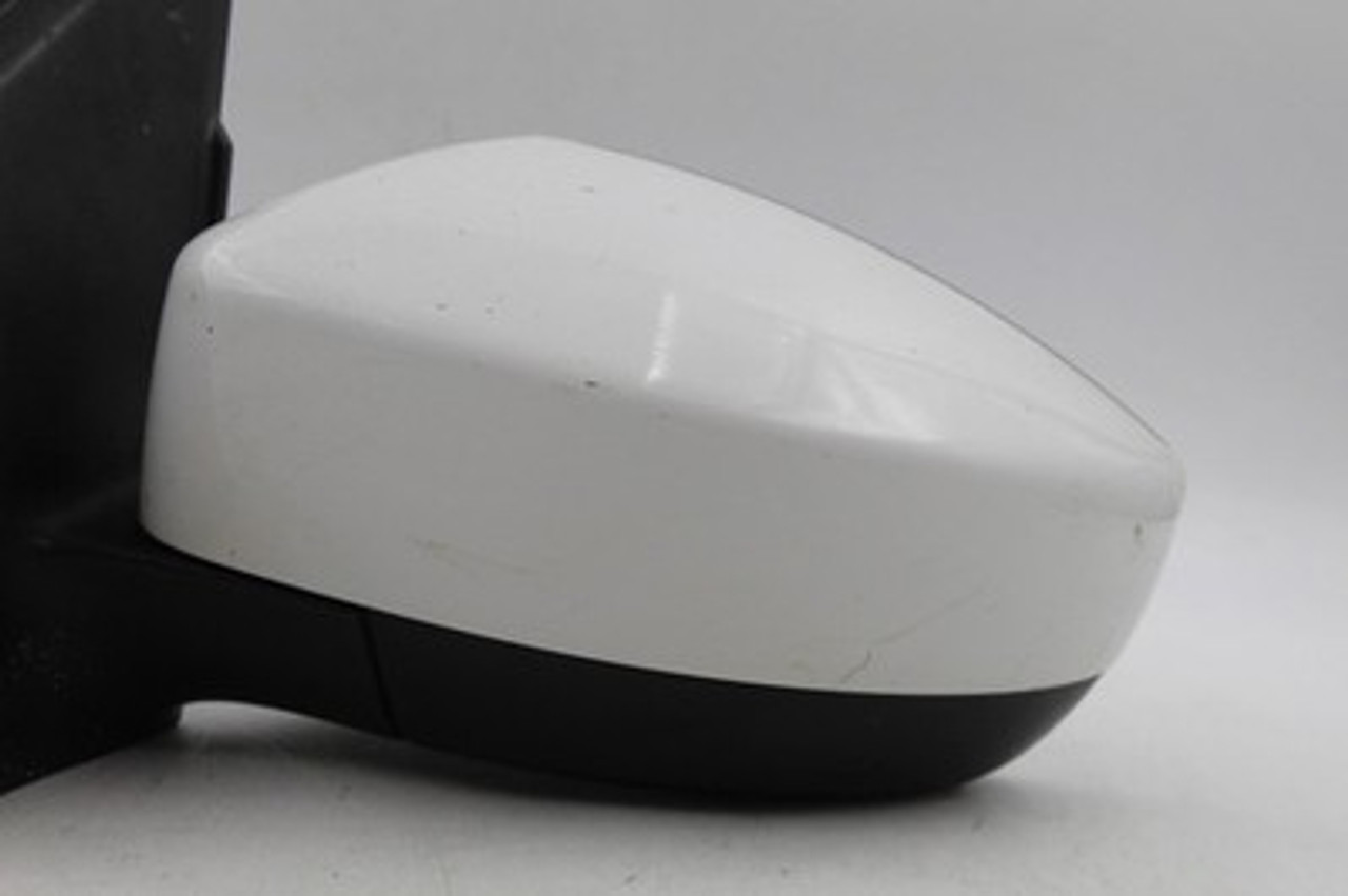 Left Driver Side White Door Mirror Fits 2017-2019 FORD ESCAPE OEM #39667 GJ5417683C54WF