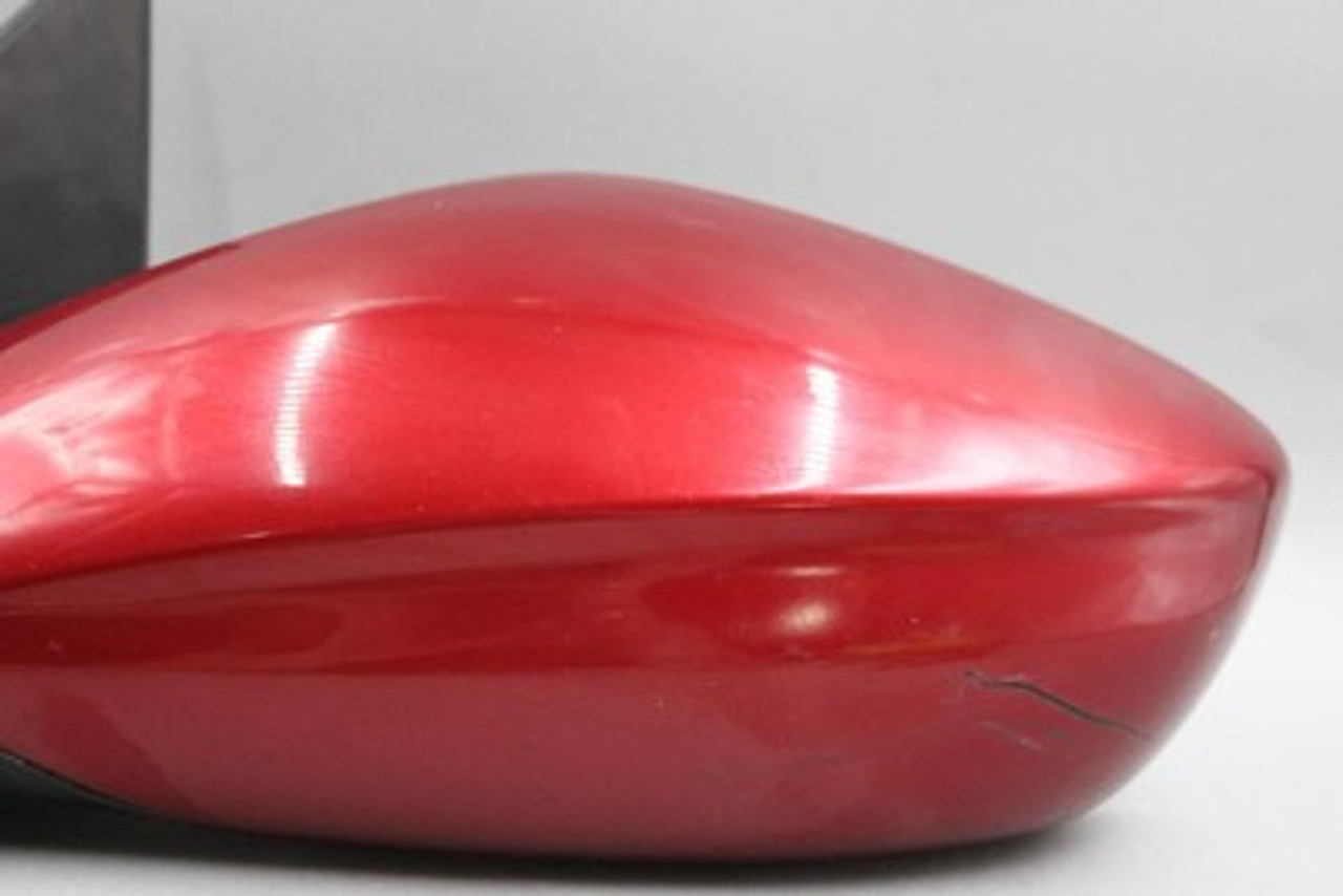 Left Driver Side Red Door Mirror Power Fits 2014 HYUNDAI SONATA OEM #37964 876103Q200