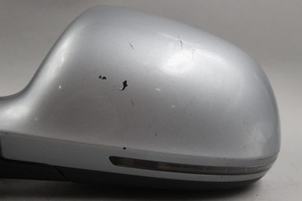 Left Driver Side View Silver Door Mirror Fits 2009-2010 AUDI A3 OEM #39612 8P1858531EB01C, 8T0857535C