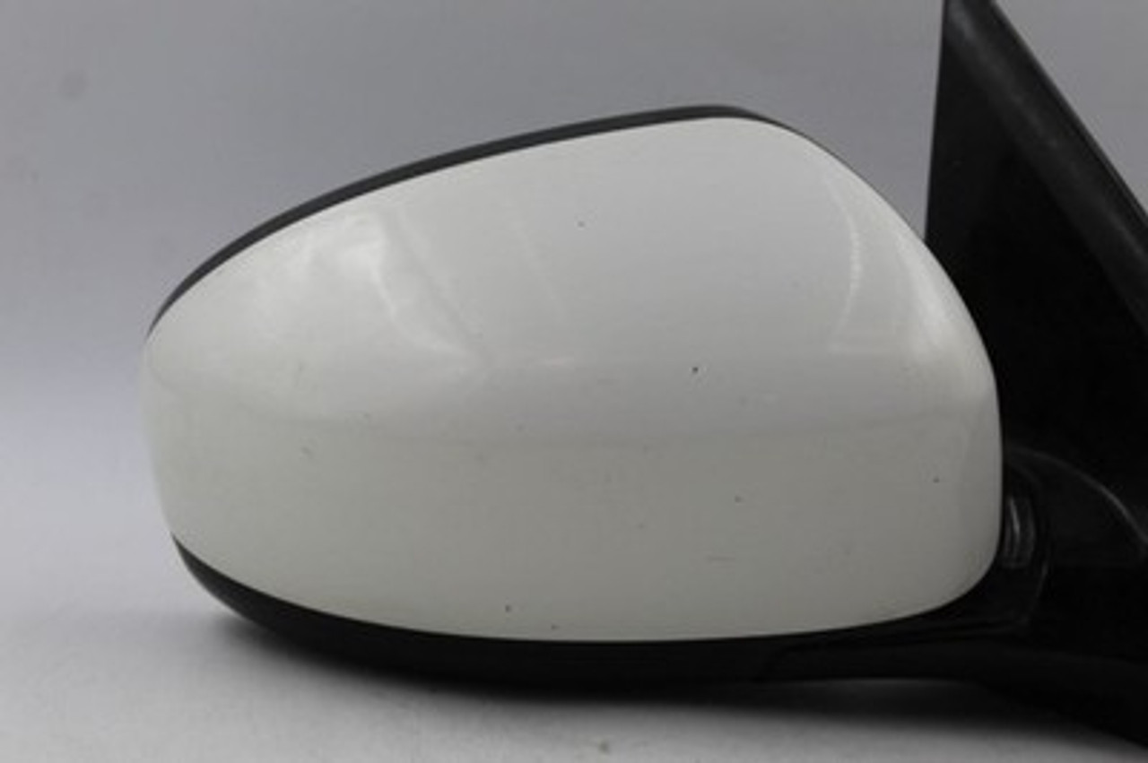 Right Passenger Side White Door Mirror Power 2013-16 NISSAN PATHFINDER OEM 39902