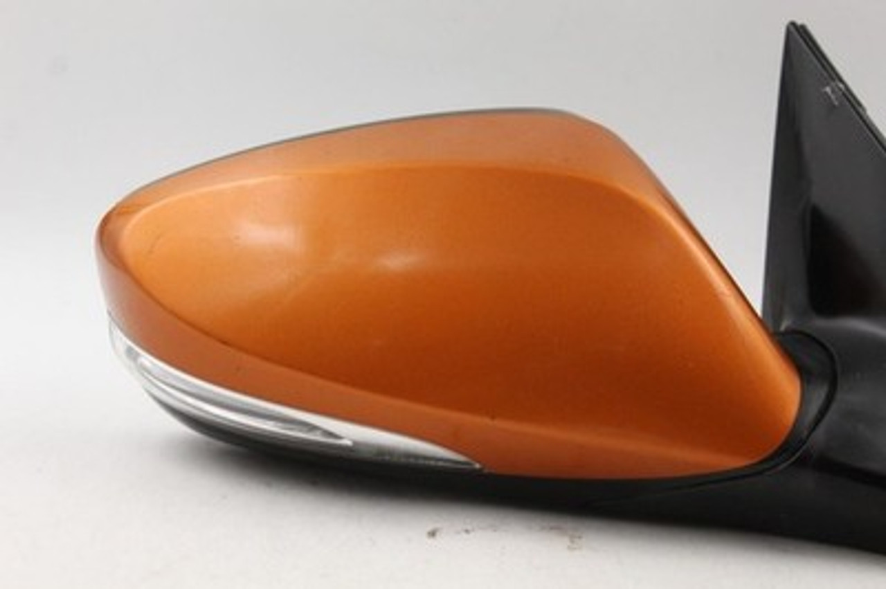 Right Passenger Side Orange Door Mirror Power 14-17 HYUNDAI VELOSTER OEM #39793