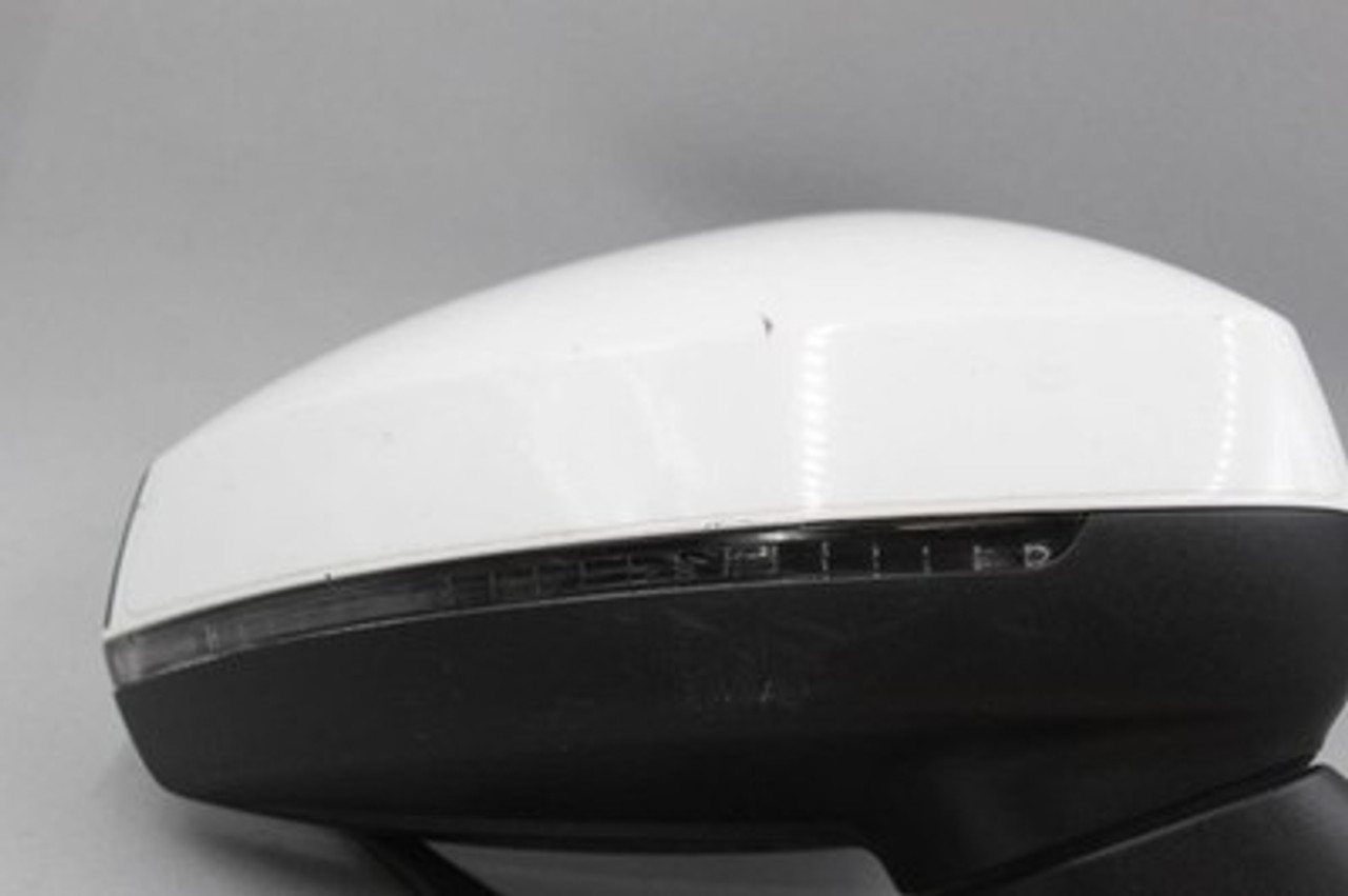 Right Passenger Side White Door Mirror Power Fits 2015-2018 AUDI A3 OEM #40383 021262