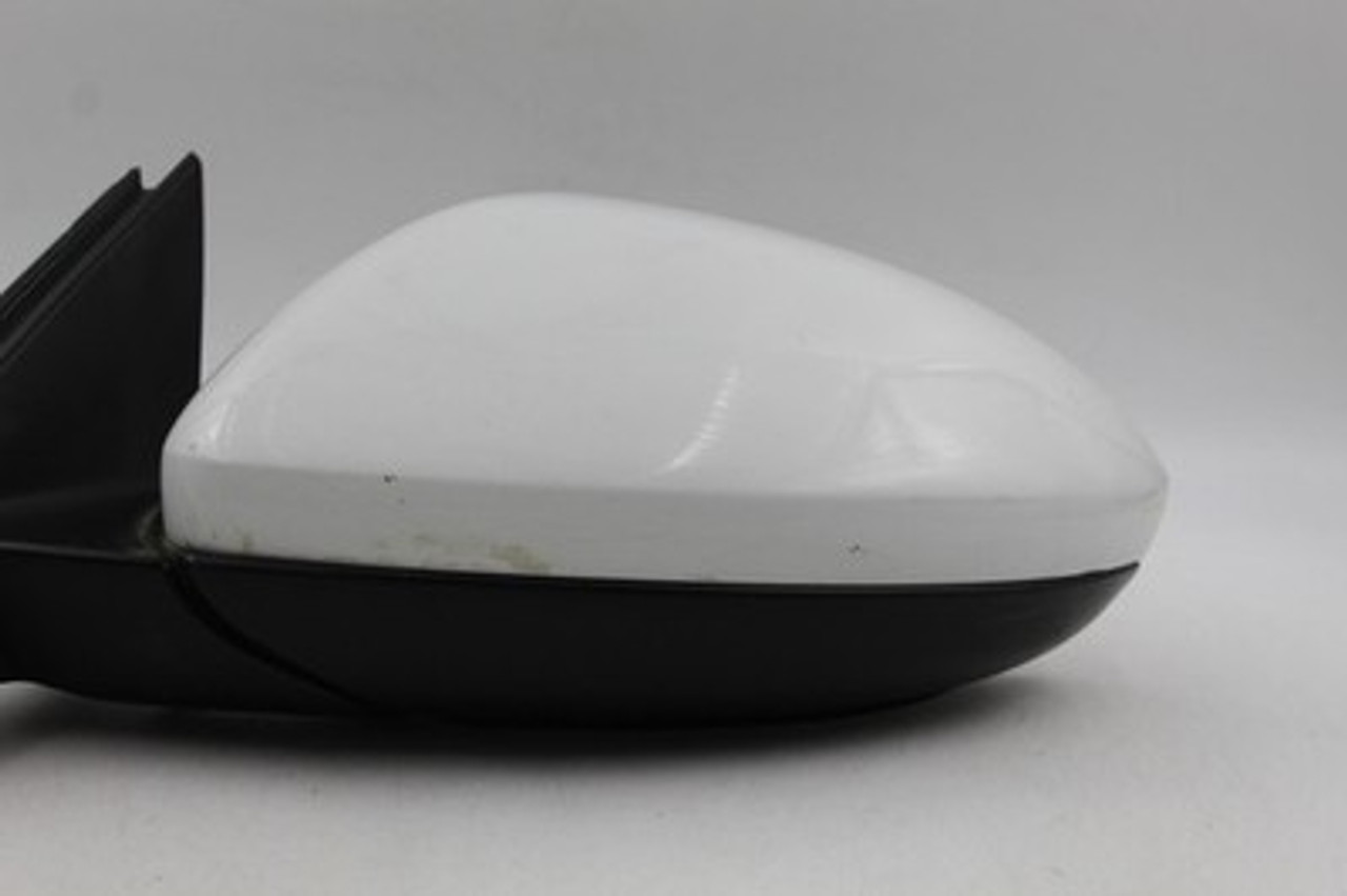 Left Driver Side White Door Mirror Fits 2019-2022 VOLKSWAGEN JETTA OEM #40695